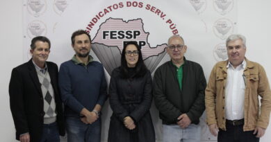 Federação se reúne com diretoria do Sitesp para fortalecer atuação sindical