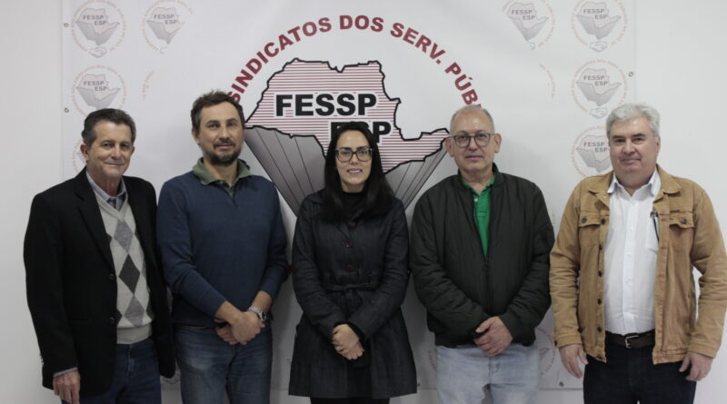 Federação se reúne com diretoria do Sitesp para fortalecer atuação sindical