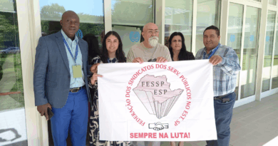 Federação participa de curso sobre riscos biológicos no trabalho