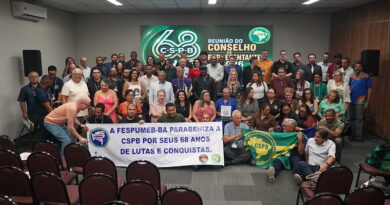 Fessp-Esp participa de reunião do Conselho de Representantes da CSPB