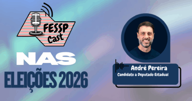 Fessp Cast recebe Delegado André Pereira para apresentar propostas para São Paulo
